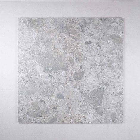 Carrelage Effet Terrazzo - Pierre CARACTER Mix Gris 60x120 cm (1/4)