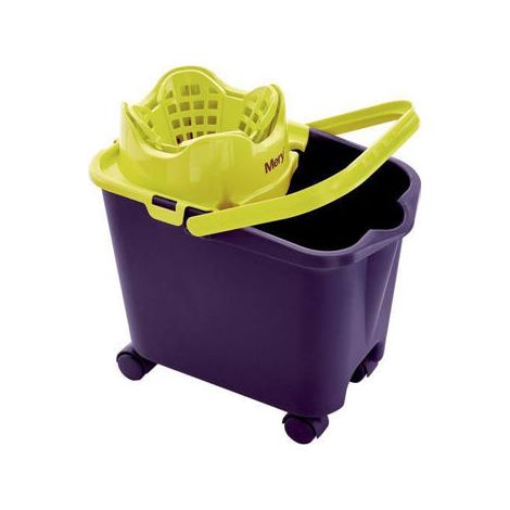 CUBO CON RUEDAS 14L CON ESCURRIDOR AUTOMATICO