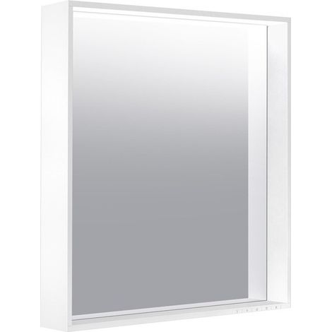 KE Miroir lumineux X-Line 33297, DALI, inox, 650x700x105mm
