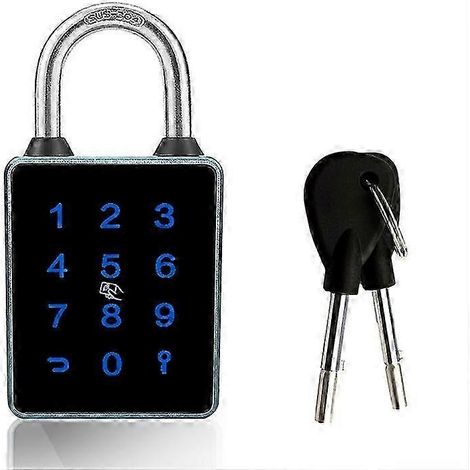 Cadenas électronique TTLock Bluetooth à code, avec écran tactile et lecteur de carte à puce RFID, étanche, pour la sécurité de votre maison ou de vos armoires. Haute qualité. WHBYV (1/4)