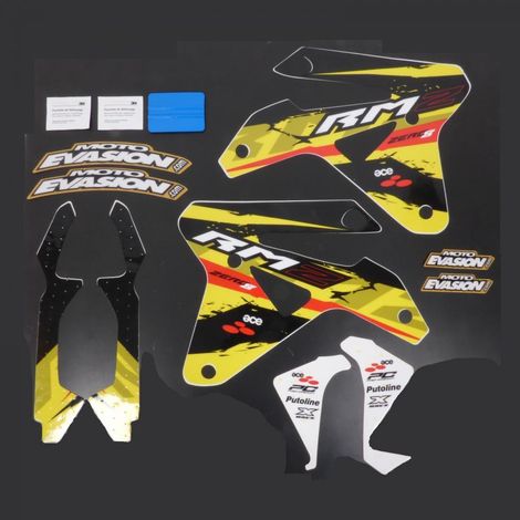 Autocollant stickers Ace pour moto Suzuki 450 RMZ Après 2007