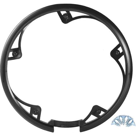 Carter de chaîne noir pour pédalier de vélo, 48 dents, 10 cm, 5 trous (1/5)