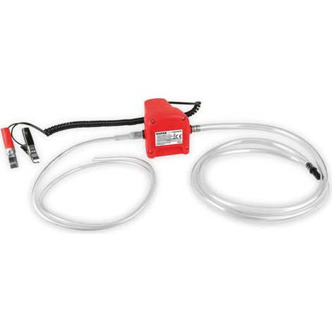 EUFAB Ölabsaugpumpe 12V – Ölwechselpumpe, Absaugung über Ölmessstab, für Motoröl & Diesel