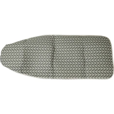 vhbw Funda tabla de plancha compatible con Bosch EasyComfort TB 8550 tabla de planchar, tabla - Funda gris / blanco (1/4)