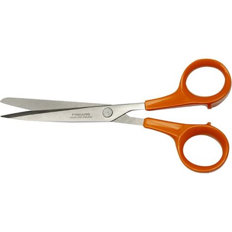 Fiskars ciseaux orange ergonomiques acier inoxydable 17 cm (1/10)