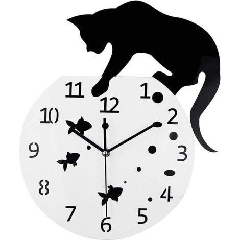 Horloge murale 3D à faire soi-même, décoration moderne pour salon, chambre d'enfant ou bureau, horloge miroir en acrylique, miroir décoratif, autocollant mural (1/3)