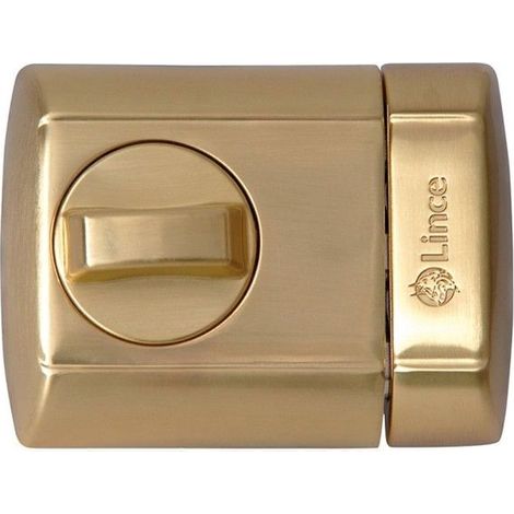 Cerrojo Lince Supra simple 4940-HL Latonado (1/2)