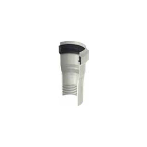 AP Muffe mit Steck. und Innengewinde 50-5/4 EPDM W 1.4404
