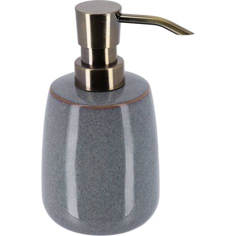 Seifenspender aus steinzeug 300ml - blau - Tendance