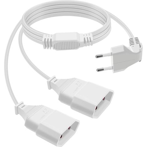 Extension Cable 90° White, 1.5 m (1/5)