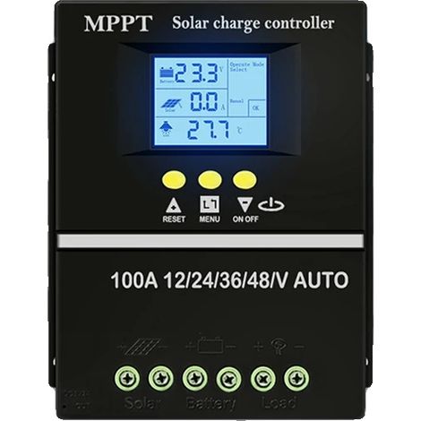 Regolatore di carica solare, corrente massima 80A, tecnologia MPPT avanzata, 80A (1/5)