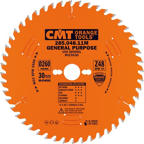 285.048.11M LAME CIRCULAIRE (UNIVERSELLE) HW 260x2,8/1,8x30 Z48 10ATB