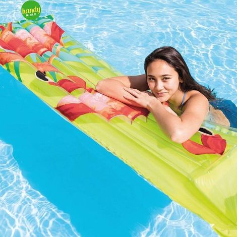 Intex Materassino Floreale (183x69cm) Art. 59720 - Intex Materassino Floreale (183x69cm) Art. 59720 - Confezione Da 1 Pezzo (Colori Assortiti) (1/5)