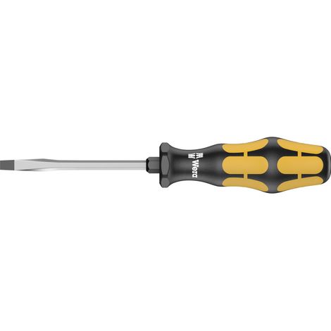 Tournevis pour vis à fente, 0.8 x 4.5 x 100 mm, Noir/jaune (1/5)