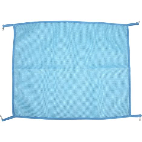 Hamac en forme de Cage pour animaux de compagnie, respirant, frais, suspendu, lit en maille d'été pour chat, cochon d'inde, Hamster, bleu, 32x32cm (1/5)