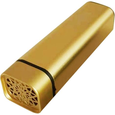 Brûleur d'encens USB portable, diffuseur d'arômes Bakhoor électrique - Doré (1/5)