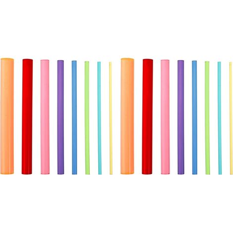 16 Pièces Outils de Pointage Mandala Bâtons Ronds en Acrylique, (1/5)