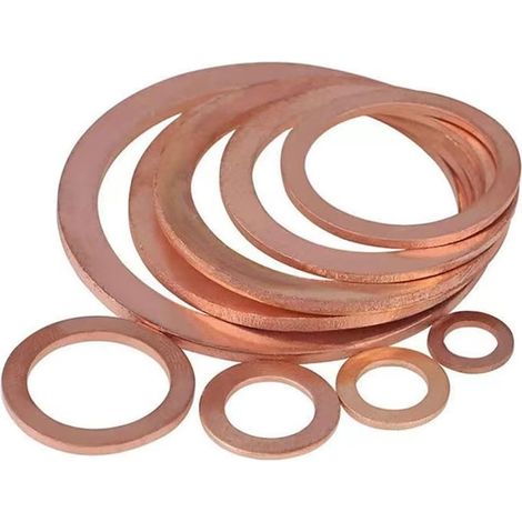 mit 200 Kupfer Unterlegscheiben M5CM14 flache Dichtringe für