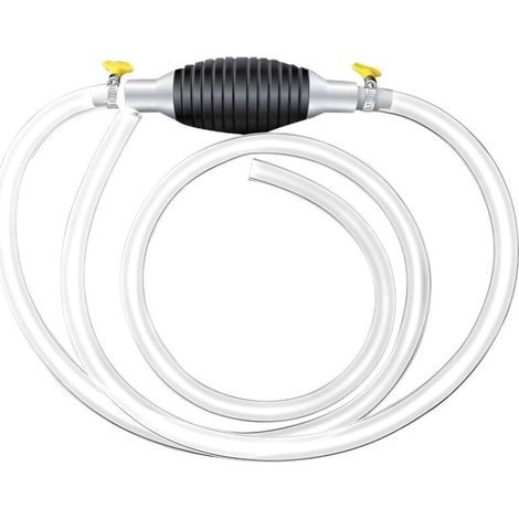 Pompe de Transfert Manuelle, Pompe de Transfert de Carburant, Tuyau de Siphon Portable, Pompe à Essence Avec Tuyau de 1,5 M pour Essence, Eau, Huile, Liquide, Pompe à Essence (1/4)