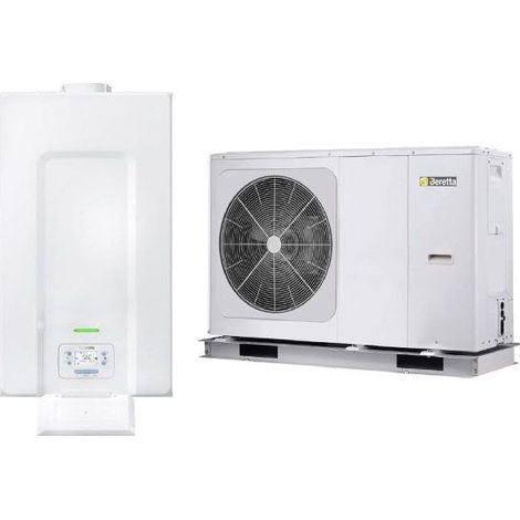 Sistema Ibrido Beretta 8KW con Pompa di Calore Hydro Unit M 008 e Caldaia Mynute e 25C