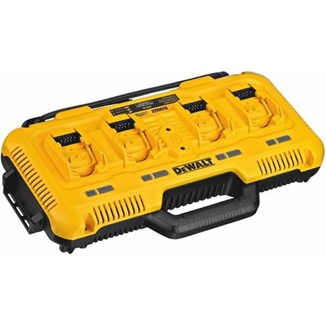 DeWalt DCB104 18v Li-Ion XR 4 Port Fast Battery Charger Multi Voltage (1/4)