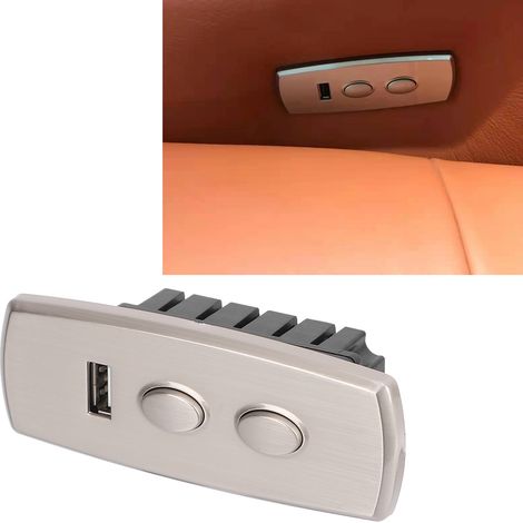 Mando a distancia de 2 botones con puerto USB de 5 pines para cargar sofás eléctricos, ideal para uso doméstico.