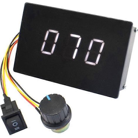Régulateur de vitesse pour moteur CC 6-60 V, 12 V, 24 V, 36 V, 48 V, 20 A, inverseur de sens de rotation (1/4)