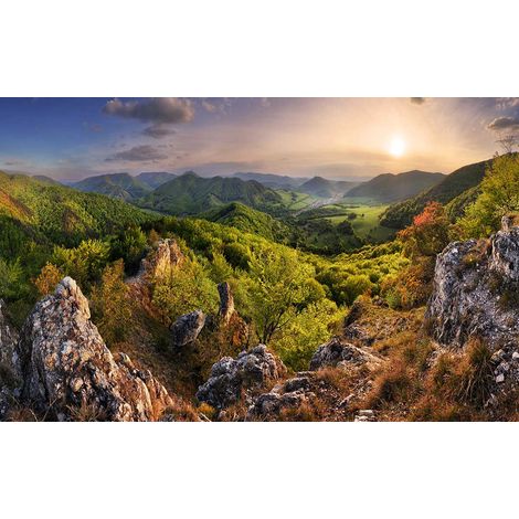 Tableau Station de montagne - 80x50cm - made in France (1/5)