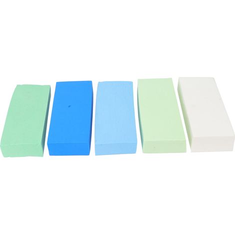 Lot de 5 éponges absorbantes pour peinture, texture douce, pores fins, légères et portables, idéales pour l'aquarelle et les beaux-arts. (1/5)