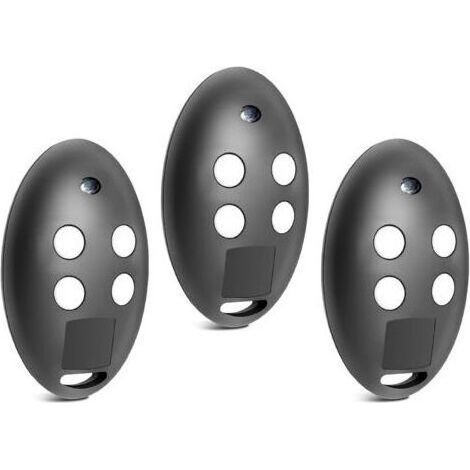 Lot de 3 Remplacement de la telecommande MITTO2 – Mitto2 M telecomando Portail 433,92 MHz 4 Canaux
