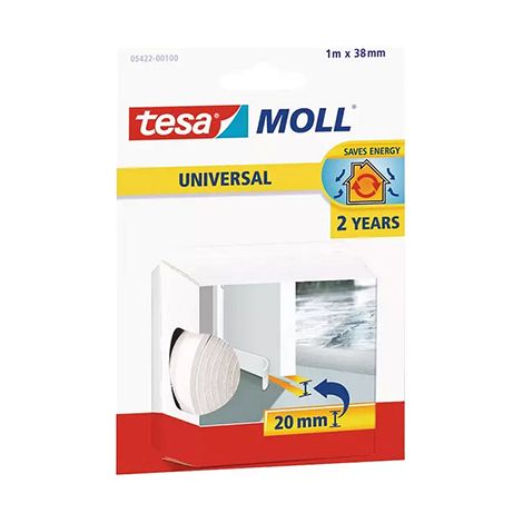 BURLETE TESA-UMBRAL 1X38 BLANCO (1/3)