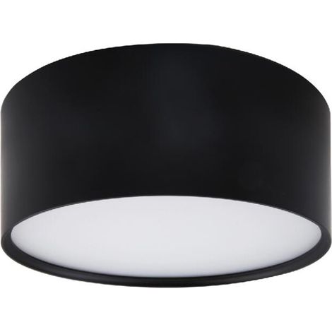 Luminaria LED de superficie de 6W, redonda, negra, Ø9cm, IP54, Kendal LP-6331/1C IP54 BK Light Prestige