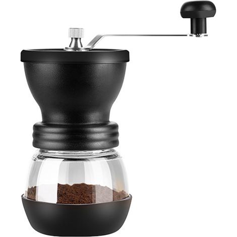 Moulin à café manuel économique, réservoir en verre amovible lavable, broyeur à grains pour maison (1/5)