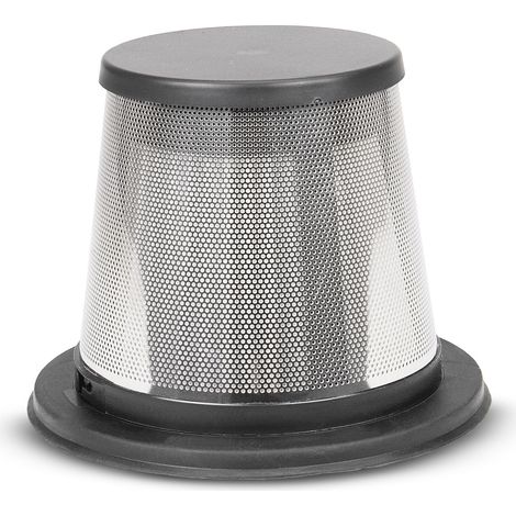 alca® HEPA Ersatzfilter für Staubsauger alca® AkkuCleaner UltraPower (222300), zweiteilig – Metall-Mesh & Papierlamellen, waschbar (1/4)