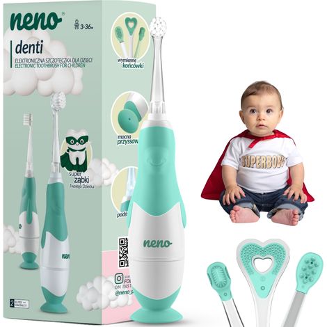 Brosse à dents électronique pour enfants NENO DENTI MINT (1/5)