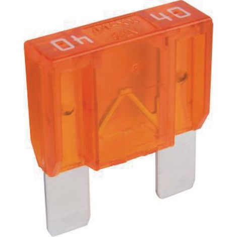 Fusible plat Maxi 32 V 1 x 40 A 29,7 x 33,9 mm orange