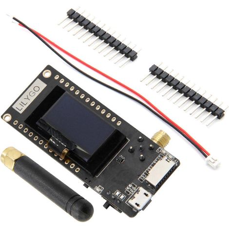 ESP32 WiFi Bluetooth CH9102F Modul, 0,96-Zoll-OLED-Bildschirm, SD-Kartensteckplatz, 433 MHz Frequenz, IoT-kompatibel