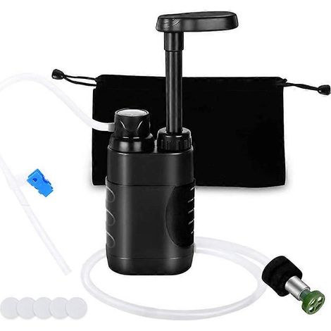 Filtre à eau portable d'extérieur, filtre à eau de survie pour le camping, la randonnée, les voyages, le trekking et l'escalade