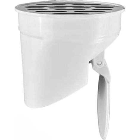 Siphon de sol intégré pour évacuation des eaux usées, dispositif d'étanchéité anti-refoulement, raccord de tuyau en plastique pour sols plats et surélevés, installation facile à faire soi-même, 50 à