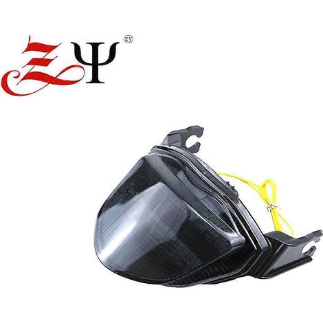 Applicable à GSX-R1000 K5 05-06 : Feu arrière à LED modifié avec fonction de clignotant et de freinage - Couleur : Thé (1/4)