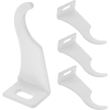 4PCS Crochets pour Radiateur Acier, Supports Muraux Fiables pour Radiateurs Lourds et Fonte, Fixations de Haute Résistance pour Salle de Bain et Salon, Installation Rapide (1/5)