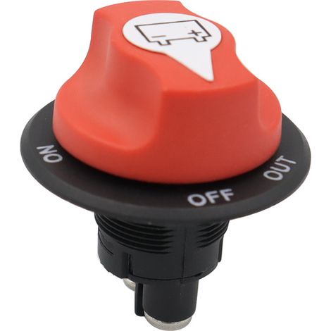 Miniatur-Batterietrennschalter, geeignet für Boote, Autos, Geländewagen, Lastwagen, Wohnmobile, max. 32 V DC (50 A)