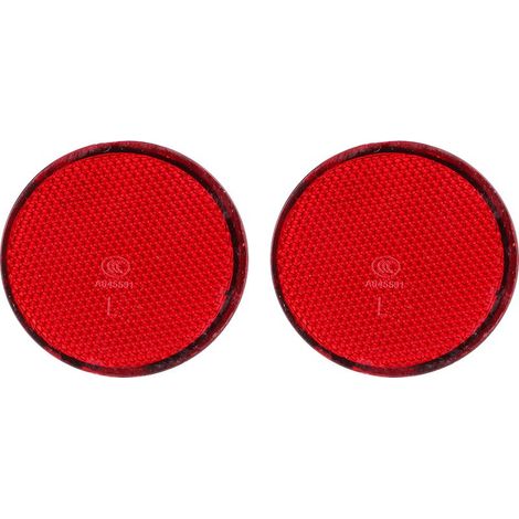 2pcs Red Lens Reflecteurs de pare-chocs arrière gauche gauche 26561JE20A Ajustement pour Nissan Qashqai 07-15 (1/5)