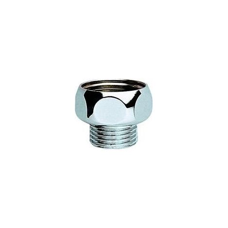 Grohe – Adaptateur raccord rapide 1/2' mâle x 3/4' femelle – Finition chromée StarLight – Connexion esthétique et fiable pour plomberie