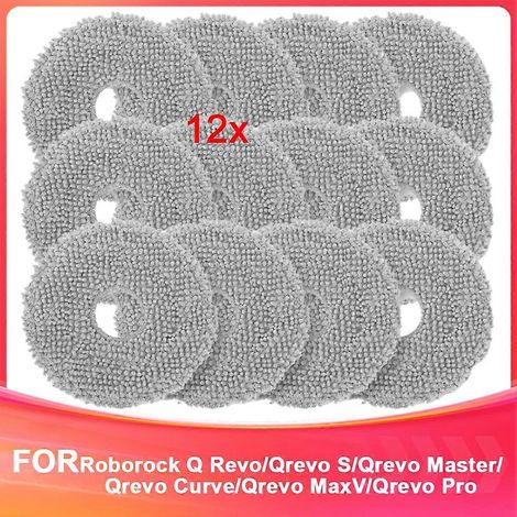 Accessoires avec Serpillière pour Roborock Q Revo/Qrevo S/Qrevo Master/Qrevo Curve/Qrevo MaxV – Lavable Serpillière (1/5)