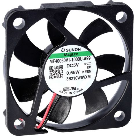 Sunon MF40060V2-1000U-A99 Axiallüfter 5 V/DC 9.34 m³/h (L x B x H) 6 x 40 x 40 mm