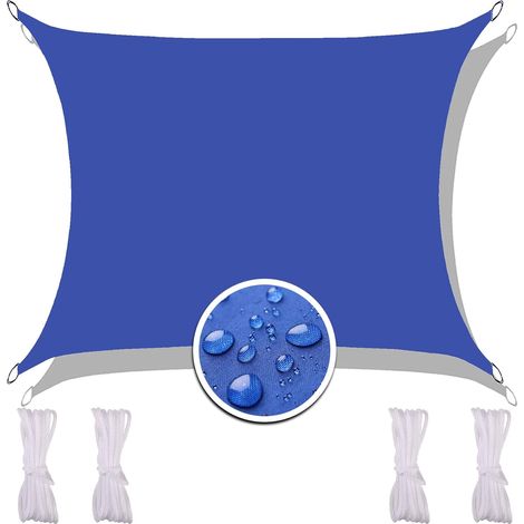 1 Voile d'ombrage, Imperméable, Protection UV 95%, Toile dense, Pour jardin, terrasse, piscine (1/5)