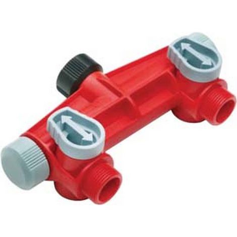 1BL PRESA RUBINETTO A QUATTRO USCITE FILETTO 3/4" M - blister (20062)