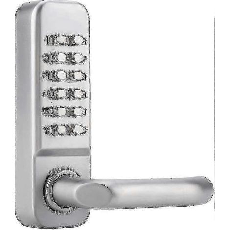 Serrure mécanique étanche à code, combinaison de code à 1-11 chiffres, serrure de sécurité à mot de passe sans clé, serrure de porte à combinaison mécanique 25-26 (1/5)