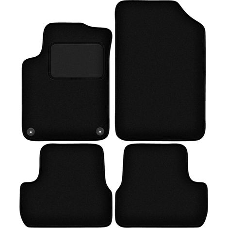 Tapis en velours noir pour Citroën DS3 cabriolet (2015-) (1/5)
